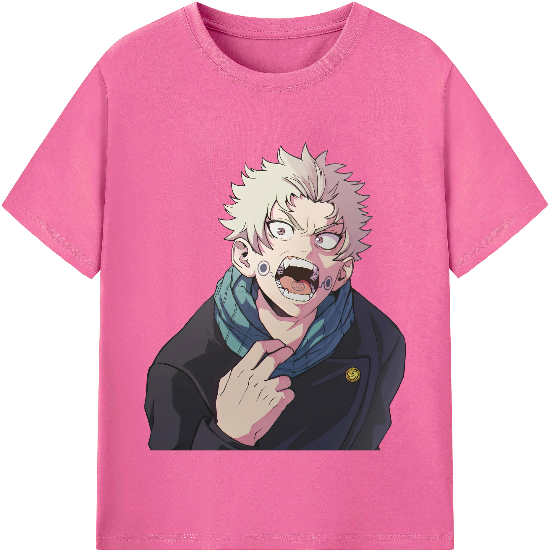 （画像用） 呪術廻戦 Jujutsu Kaisen レディースカジュアルプリントTシャツ（綿100％）